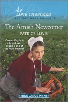 Paperback The Amish Newcomer [Large Print] Book