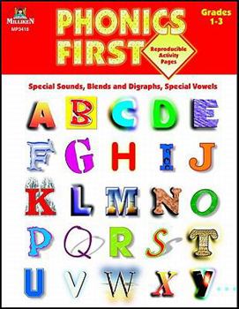 Paperback Phonics First, Grades 1-3: Special Sounds, Blends and Diagraphs, Special Vowels Book