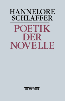 Hardcover Poetik Der Novelle [German] Book