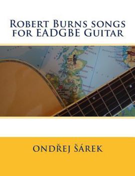 Paperback Robert Burns songs for EADGBE Guitar Book