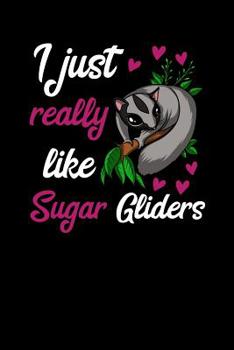 Paperback I Just Really Like Sugar Gliders: Cute Sugar Glider Notebook Book