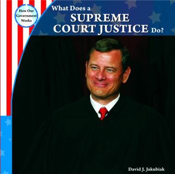 Library Binding What Does a Supreme Court Justice Do? Book