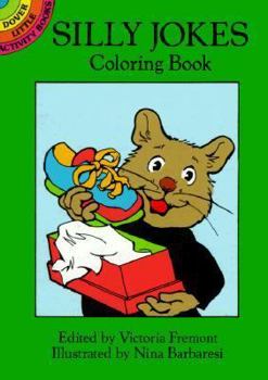 Paperback Silly Jokes Coloring Book