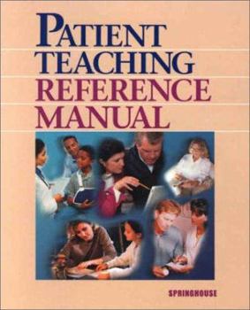 Paperback Patient Teaching Reference Manual [With CDROM] [Large Print] Book
