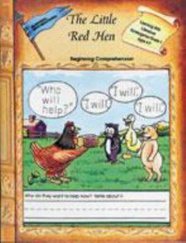 Paperback Learning with Literature: The Little Red Hen, Beginning Comprehension, Grade K-1 Book