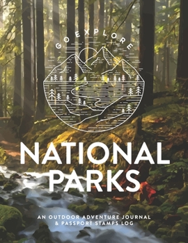 Paperback National Parks: An Outdoor Adventure Journal & Passport Stamps Log (Large), Olympic Book