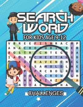 Search word for kids ages 9 to 12: First Kids Word Search Puzzle Book|Various levels of challenges|Fun Learning Activities for Kids