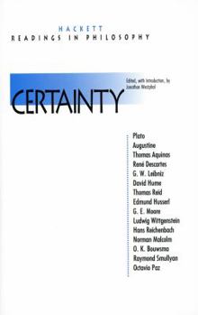 Certainty (Hackett Readings in Philosophy) - Book  of the Hackett Readings in Philosophy
