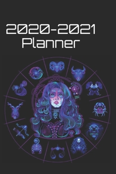 Paperback 2020-2021 Planner - Horoscope with Zodiac Planner Split by year plus over 50 pages of lined paper Book
