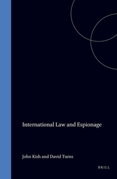 Hardcover International Law and Espionage Book