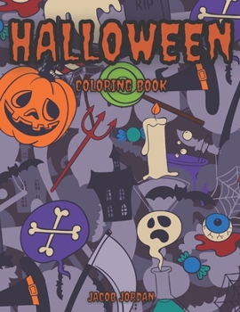 Paperback Halloween Coloring Book: Halloween Book For Kids and Toddlers Book
