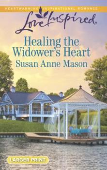 Mass Market Paperback Healing the Widower's Heart [Large Print] Book