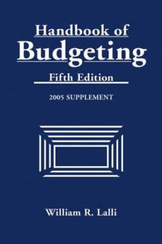 Paperback Handbook of Budgeting: 2005 Supplement Book