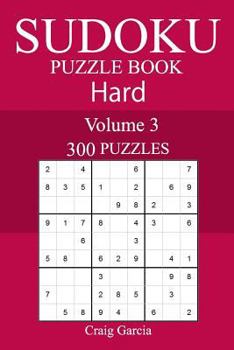 Paperback 300 Hard Sudoku Puzzle Book
