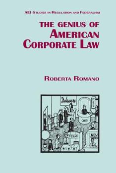 Paperback The Genius of American Corporate Law Book