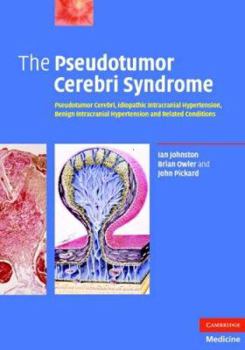 Hardcover The Pseudotumor Cerebri Syndrome Book