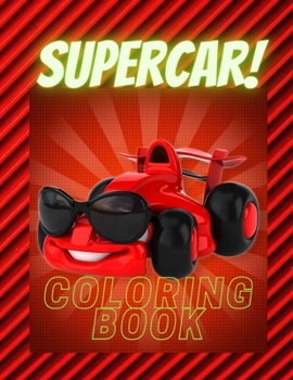 Paperback SuperCar Coloring Book