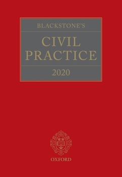 Hardcover Blackstone's Civil Practice 2020 Book