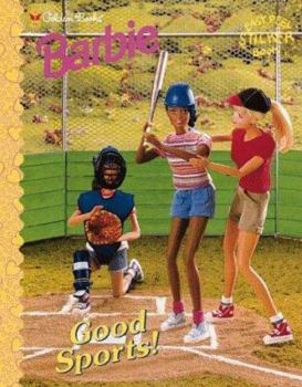Paperback Good Sports With Stickers (Barbie) Book