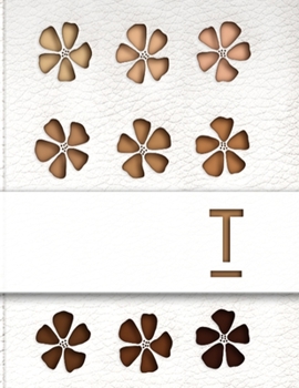 T: Monogrammed Makeup Practice Book For Adults, Teens, Makeup Artists, Theatre - Cosplayers Notebook - Beauty Students Planner