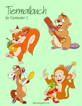 Paperback Tiermalbuch für Kleinkinder 2 [German] Book