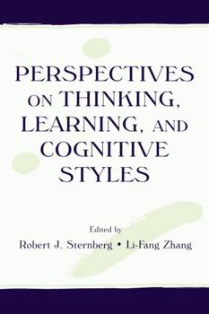 Paperback Perspectives on Thinking, Learning, and Cognitive Styles Book