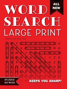 Spiral-bound Word Search Large Print (Red): Word Play Twists and Challenges [Large Print] Book