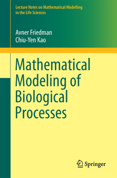 Paperback Mathematical Modeling of Biological Processes Book