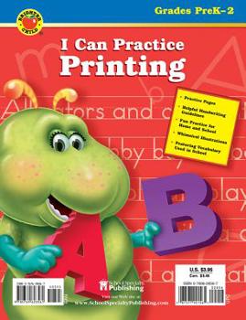 Paperback I Can Practice Printing Book