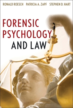 Hardcover Forensic Psychology and Law Book