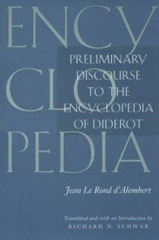 Paperback Preliminary Discourse to the Encyclopedia of Diderot Book