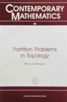 Paperback Partition Problems in Topology (Contemporary Mathematics) Book