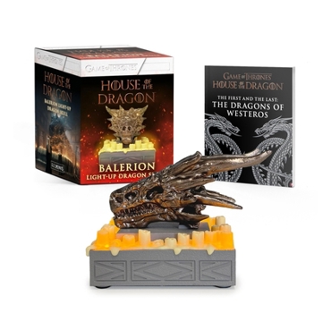 Paperback House of the Dragon: Balerion Light-Up Dragon Skull Book