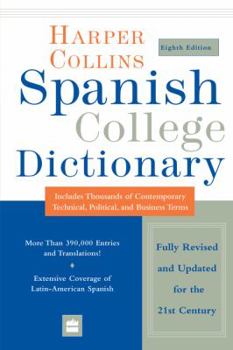 Paperback HarperCollins Spanish College Dictionary Book