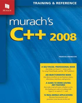 Paperback Murach's C++ 2008 Book