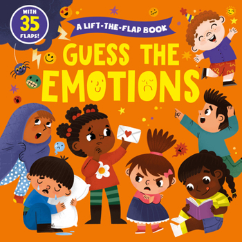 Board book Guess the Emotions: A Lift-The-Flap Book with 35 Flaps! Book