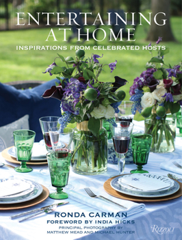 Hardcover Entertaining at Home: Inspirations from Celebrated Hosts Book