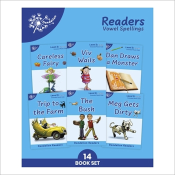 Paperback Phonic Books Dandelion Readers Vowel Spellings Level 2 (Two to three vowel teams for 12 different vowel sounds ai, ee, oa, ur, ea, ow, b'oo't, igh, l' Book