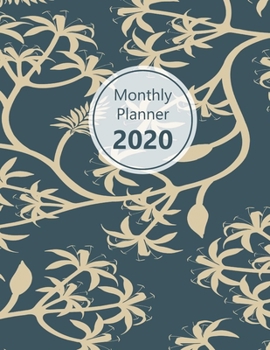 Paperback Monthly planner 2020: Large. Month on 2 pages. Incl. 2020 Calendar, Important dates section and Notes pages. 8.5" x 11.0" (Letter size). (Gr Book