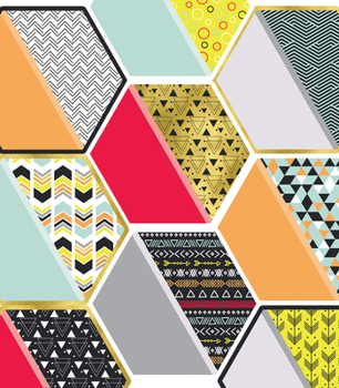 Misc. Supplies Carson Dellosa – Aim High Hexagons Colorful Cut-Outs, Classroom Décor, 36 Pieces Book