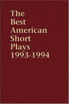 Hardcover Best American Short Plays 1993-1994 Book