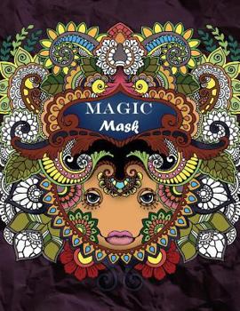 Paperback Magic Mask: Adult coloring book