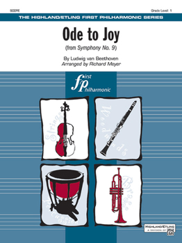 Paperback Ode to Joy: (From Symphony No. 9), Conductor Score Book