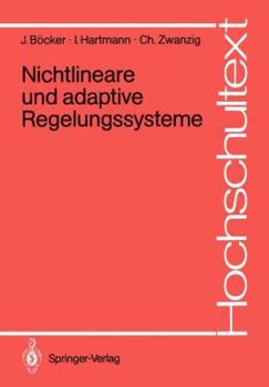 Paperback Nichtlineare Und Adaptive Regelungssysteme [German] Book