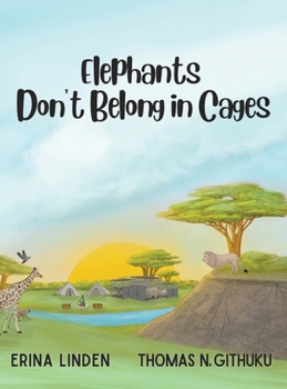 Hardcover Elephants Don't Belong in Cages [Large Print] Book