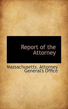 Paperback Report of the Attorney Book