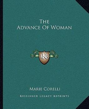 Paperback The Advance Of Woman Book