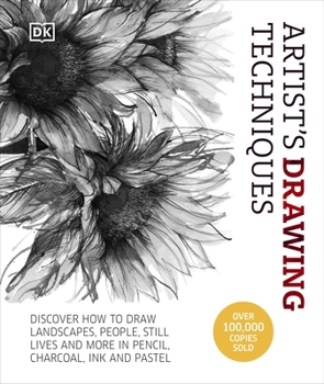 Hardcover Artist's Drawing Techniques: Discover How to Draw Landscapes, People, Still Lifes and More, in Pencil, Charcoal, Pen and Pastel Book