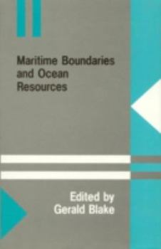 Hardcover Maritime Boundaries and Ocean Resources Book