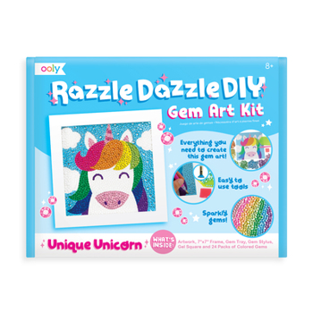Toy Razzle Dazzle Gem Art Kit - Unique Unicorn Book